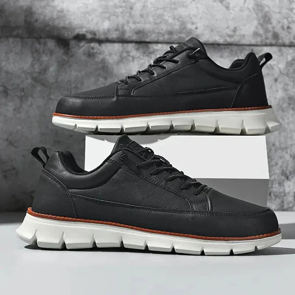 Manfred – classic leather sneakers with comfortable soles