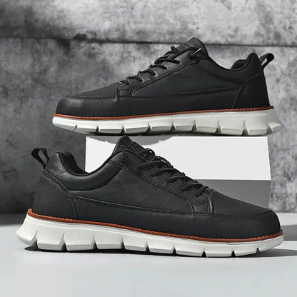 Manfred – classic leather sneakers with comfortable soles