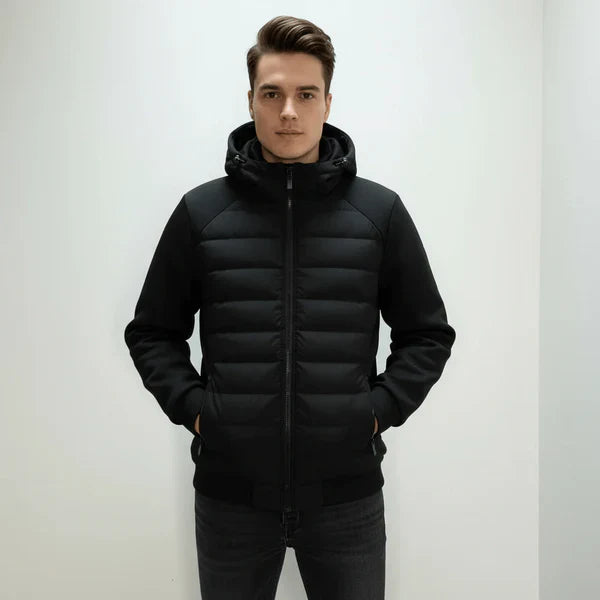 Philipp – hooded jacket with zipper and side pockets