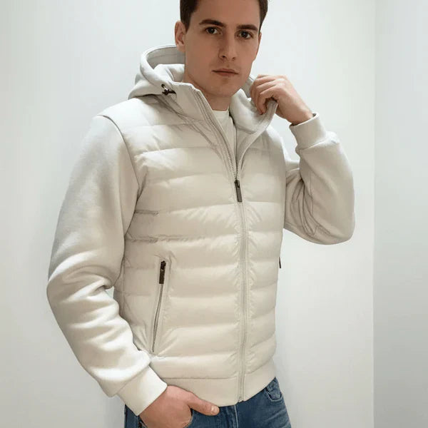 Philipp – hooded jacket with zipper and side pockets