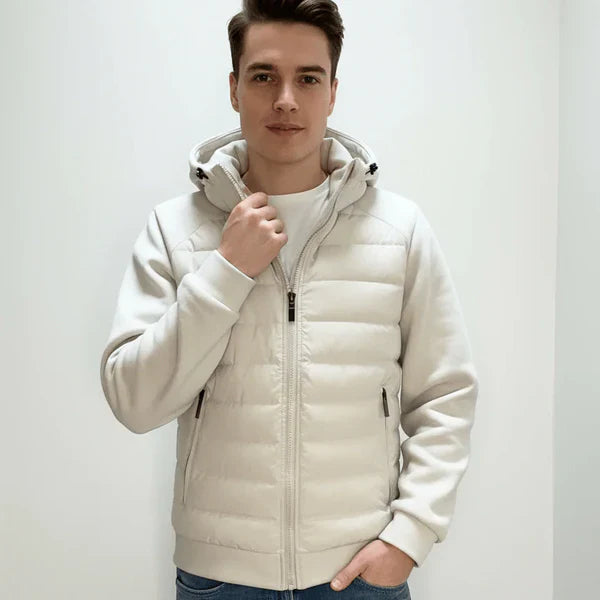 Philipp – hooded jacket with zipper and side pockets