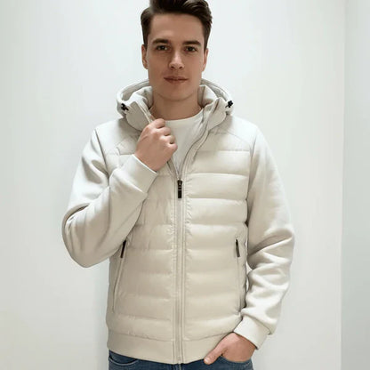 Philipp – hooded jacket with zipper and side pockets