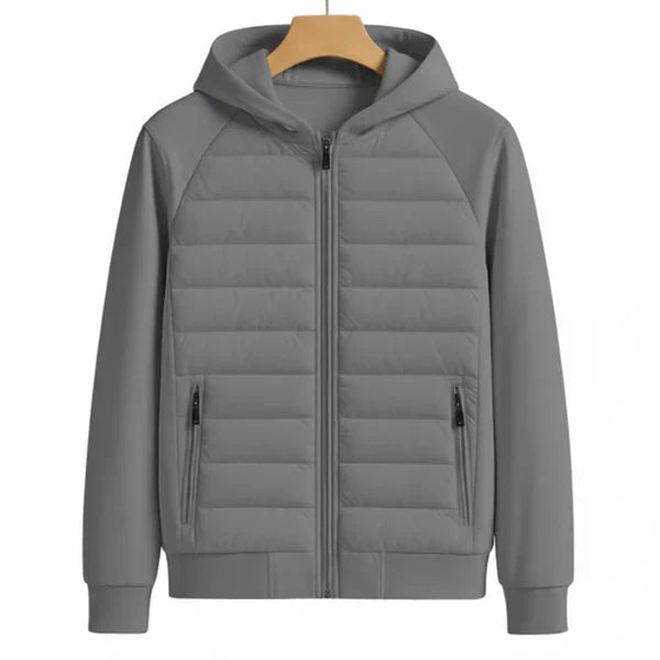 Philipp – hooded jacket with zipper and side pockets