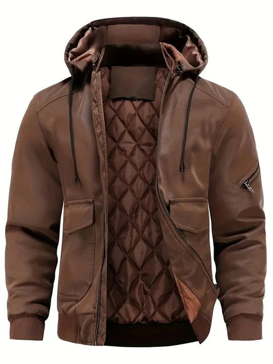 Simon – sturdy winter jacket with hood and warm lining