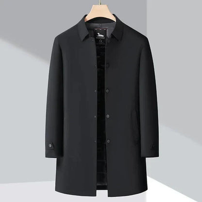 Stefan – stand-up collar jacket in a solid color with a clean design