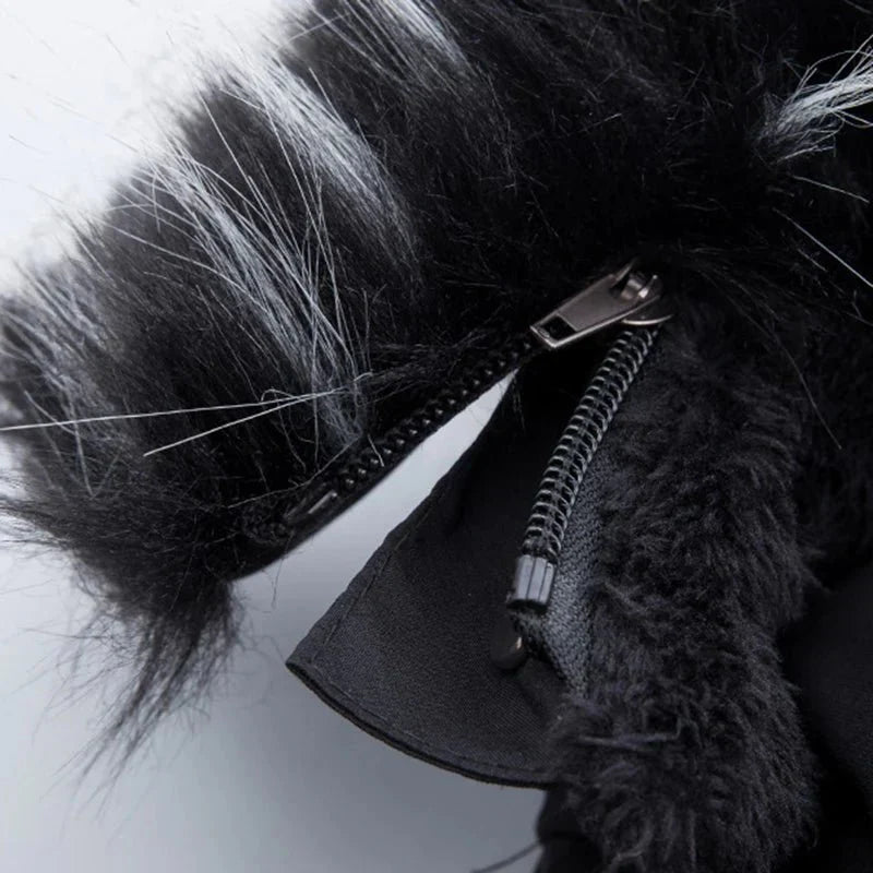 Wolfgang – warm quilted coat with hood, windproof and water-repellent